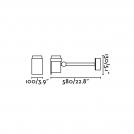 FARO - FOC-2 LED Dark grey projector lamp Ref.70157 IP65 (1)