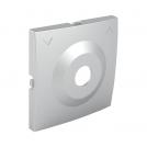 EFAPEL - Face plate for Rotary Switches with lock ALUMINIUM 90351 TAL LOGUS 90