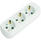 MAKEL - MGP131 3 Gang Multiple Earthed Socket without Cable