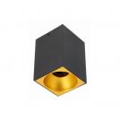 GTV Lighting - Ceiling fitting TENSA black square 20W 90x90x140mm GU10 OS-TENGU10KW-00