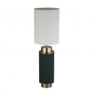 SEARCHLIGHT - Table Lamp dark green, brass FLASK EU59041AB 60W E27 (1)