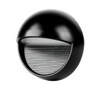 V-TAC - 3W LED Осветление За Стъпала Черно Тяло Кръг влагозащитено топла светлина 3000K SKU: 1404