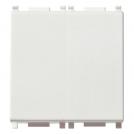 VIMAR - 14008.FX.2 - 1P NO 10A 2M push button screwless white