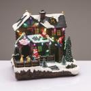 ACA LIGHTING - LED MULTIC.COLOR CHANGING HOUSE ANIMALS MOVEM.MUSIC ADAPT:4.5V BATT:3XAA (NOT INCL) 24,5*19,5*24,5cm X0356