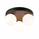 PAULMANN - Плафон за баня  71069  Gove⚡IP44⚡G9⚡230V⚡max. 3x20W dimmable✴Черен мат/Сатен
