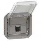 LEGRAND - Влагозащитен Розетка RJ45 cat.6 UTP Plexo New Сив 69561L