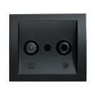 PANASONIC - TV-SAT Socket, Cover WBTR0460-5BL
