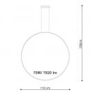 SOLLUX - Pendant RIO 110 TH.121 White 3000K (4)