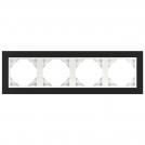 EFAPEL - FOUR GANG FRAME GRANITE/ICE 90940 TGG LOGUS 90 Petra