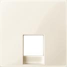 SCHNEIDER ELECTRIC -  MTN469644 Central plate for telephone sock.-out. insert RJ11/RJ12, white, glossy, System M