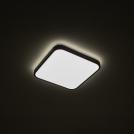 NOWODVORSKI - Bathroom plafond  8108 AGNES SQUARE LED BLACK 16W 3000K IP44 • 830 lm 