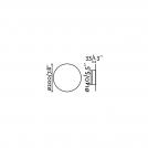 FARO - LUNA LED White wall lamp Ref.63225 (3)