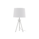 IDEAL LUX - Настолна лампа YORK TL1 WOOD Bianco  121376