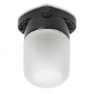 THPG - Ceiling light porcelain black LISILUX black M frosted E27 IP54 101325