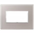 VIMAR - 21654.73 - Plate 4M crystal pearl grey