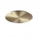 IDEAL LUX - ceiling cup 285665 ROSONE STANDARD 5 LUCI OTTONE BRUNITO