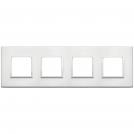 VIMAR - 21669.01 - Plate 8M (2+2+2+2) 71mm brilliant alumin