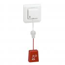 LEGRAND - Button with cord and antibacterial 2 mod. IP55 color white 78248L