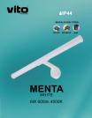 VITO - LED ЛАМПА ЗА БАНЯ MENTA 6W 4000K 40CM IP44 БЯЛА 2110350 (1)