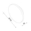 ACA LIGHTING - Плафон  ZM1705LEDWB (3)