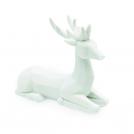 ACA LIGHTING - X156413 DECORATIVE RESIN REINDEER WHITE 15cm