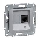 SCHNEIDER ELECTRIC - SDN4700160 Информационна розетка RJ45 кат.6 UTP Sedna, 16А, алуминий