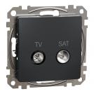 SCHNEIDER ELECTRIC - SDD114474S Sedna Design & Elements - TV/SAT Розетка 7db/3db, междинна, антрацит