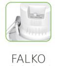 ACA LIGHTING - FALKORNM ROUND NICKEL MATT PLASTIC RING FOR FALKO7R (2)