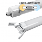 ULTRALUX - LED slim индустриално осв. тяло CCT PC, 1,20м, 36W, 220V-240V AC, IP65  LITS12036CCT
