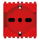 VIMAR - 20210.R - 2P+E 16A universal outlet red