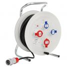 SCAME - Industrial cable reel IP44 ROLLER 450 cable H07RN-F 30m x2.5mm2 entr. 3P+N+E 16A exit 2x3P+N+E  2x2P+E 16A - 745.3005-006