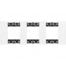 BTICINO - KA4802M3KW 2+2+2 modules Living Now cover plate - white
