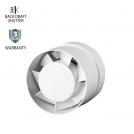 VITO - AIR VENTILATION VENTI-P100 PIPE Φ100MM 12W WHITE WITH PLASTIC SHUTTER 8005300