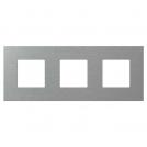 TEM - OG26MAM Frame 2+2+2M, color Silver, Modul Edge