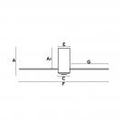 FARO - MINI TUBE FAN Transparent ceiling fan with Dc motor 333393WP (2)