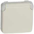 LEGRAND - Socket outlet Plexo IP55 - German standard - 2P+E automatic terminals-modular-white 69639