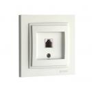 MONO ELECTRIC - MONO ELECTRIC - Телефонна Розетка Despina, Cat3, MN-102-190005-124, бял