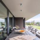NOVA LUCE - Concrete exterior ceiling light  Ø10, Н:12 cm.   9540227  RITZ ⚡ LED 10W ⚡ 1044 Lm ⚡ 3000К ⚡ CRI>80 ⚡ 220-240V ⚡ IP65 ✴ Gray