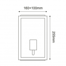 ACA LIGHTING - Аплик CELIAM1WWH (1)