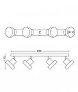 PHILIPS - Спот Bukko - четворна насочена светлина 50604/31/P0 (3)