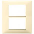 VIMAR - 14659.04 - Plate 6(3+3)M techn. cream