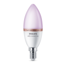 WIZ CONNECTED - WiFi Smart LED крушка, Е14, C37, 4.9W, 470Lm, 2700-6500K, RGB 871951437240500