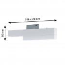 PAULMANN - 95523 URail Rail Adapter Smart Home Zigbee 3.0 On/Off/Dimm 166x20mm ✴ White (3)