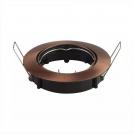 V-TAC - GU10 Fitting Round Movable Bronze SKU: 8580 VT-779RD