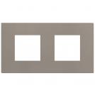BTICINO - cover plate2+2 modules Stone Light Now YA4802M2GG