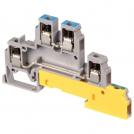 ABB - Редова клема N/L/PE СИВА 4мм2 D4/6.NLP серия SNK 1SNA110440R0700