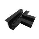 ELMARK - T connector power supply mono phase track recessed mounting black 93MA013