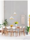 NOVA LUCE - Pendant luminaire  JUNO 8800902 E27 1x40W Bulb Excluded D:18 H:140cm