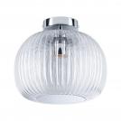 PAULMANN - LED Плафон/Аплик  71142  RUYA⚡IP44⚡E27⚡230V⚡max. 60W dimmable✴Хром/Стъкло
