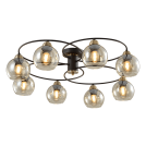 ELMARK - JAY CHANDELIER 8XE27 BLACK/BRONZE - 955JAY8